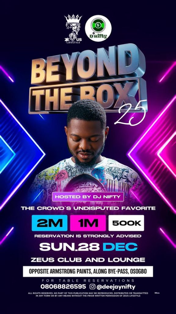 DJ Nifty is set to take us beyond the box